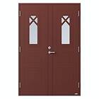 NorDan Parytterdörr Bor Pluto 892PG 13X20 V RAL 3009 8921320711999_3009