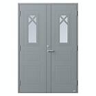 NorDan Parytterdörr Bor Pluto 892PG 13X20 V RAL 7040 8921320711999_7040