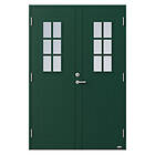 NorDan Parytterdörr Bor Tvillingarna 992PG 13X21 V RAL 6005 9921321711999_6005