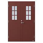 NorDan Parytterdörr Bor Tvillingarna 992PG 13X21 V RAL 3009 9921321711999_3009