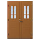 NorDan Parytterdörr Bor Tvillingarna 992PG 13X21 V RAL 8001 9921321711999_8001