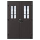 NorDan Parytterdörr Bor Tvillingarna 992PG 17X20 V RAL 8019 9921720711999_8019