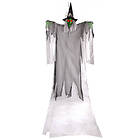 Hängande Gigantisk Häxa Dekoration med Lysande Ögon