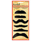 Svarta Mustascher Set
