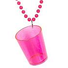 Widmann Shotglas Halsband Rosa 80-tals maskeradtillbehör