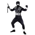 Widmann Svart Ninja Maskeraddräkt maskeradkläder