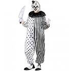 Widmann Killer Pierrot Maskeraddräkt Cirkus maskeradkläder