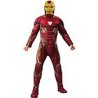 Rubies UK Iron Man Deluxe Maskeraddräkt Avengers maskeradkläder Unisex STD