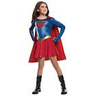 Rubies UK Supergirl Deluxe Barndräkt Superman maskeradkläder Unisex