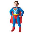 Rubies UK Muskulös Superman Barndräkt maskeradkläder Unisex