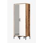Hanah Home Garderob Wuhan Valnöt Vit 80 48