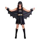 Amscan Batgirl Dräkt Batwoman maskeradkläder Unisex