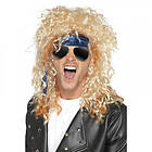 Heavy Metal rocker peruk blond