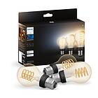 Philips Hue White Ambiance Filament Smart 550lm 7W E27 A60 (3-pack)