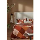 Ellos Överkast Candice Patch Bedspread Rostbrun Multi/Moccarosa