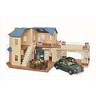 Sylvanian Families Stort Large hus House med with Carport Gift Set (5669)