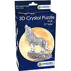 HCM Kinzel Okänt 3D kristall pussel – varg svart 37 delar