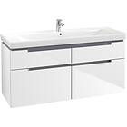 Villeroy & Boch Tvättställsskåp Subway 2,0 med 4 Lådor för Skåpstvättställ A91600DH-V