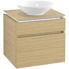 Villeroy & Boch Tvättställsskåp Legato 600 med 2 Lådor för Ytmonterat B56800DH-V