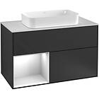 Villeroy & Boch Tvättställsskåp Finion med 2 Lådor Hylla och Bänkskiva för Fristående F241GFGM-V