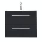 Arredo Tvättställsskåp Spirit Svart 316697A