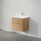 INR Tvättställsskåp GRAND Grip med 2 Lådor 60 Natural Oak 596x570x450 mm 372134