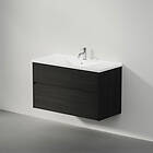 INR Tvättställsskåp GRAND Grip med 2 Lådor 100 Black Oak 996x570x450 mm 372339