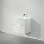 INR Tvättställsskåp GRAND Grip med 2 Lådor 60 Premium White 596x570x450 mm 372111