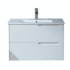Lykke Tvättställsskåp Polar Deluxe 80x46x55cm Vit