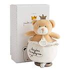 Doudou et Compagnie DC3521 BEAR PETIT KING – spelklocka, beige