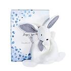 Doudou et Compagnie Mini Rabbit Happy Glossy Grå 17 cm HAPPY DC3885