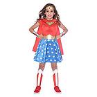 Amscan 9906085 Barn flickor officiell Warner Bros DC Comics licensierad Wonder Woman klassisk maskeraddräkt (10–12 år)