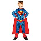 Amscan 9910131 Superman hållbar kostym-Ålder 6-8, Blå