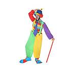 Atosa 54170 kostym clown man XL flerfärgad karneval, män