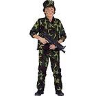 Ciao! Baby Militarkostym Bambino (Taglia 5–7 Anni), kamouflage, pojke, kamouflage, 5-7 år