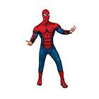 Rubies Rubie's Officiell Marvel SpiderMan Far From Home, spindelmannen vuxna kostym blå och röd, herrstorlek XL