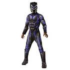 Rubies Rubie's Officiell Avengers Black Panther Battle Suit, Deluxe barndräkt liten, ålder 3-4, höjd 117 cm, flerfärgad