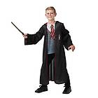 Rubies Rubie's Officiell Harry Potter Deluxe Gryffindor rock, kostym, inklusive trollstav och glasögon, barnstorlek stor, ålder 7–8 år