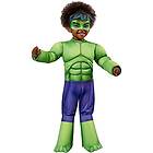 Rubies Rubie's 640893 9-10 Marvel Avengers Hulk Deluxe kostym, pojkar, 9–10 år