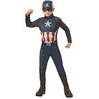 Rubies Rubie's Officiell dräkt Captain America, Avengers Endgame, klassisk, barnstorlek M, 5–7 år, längd 132 cm