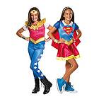 Rubies Rubie's-officiell kostym Wonder Woman -DC dekorationBi-Pack klassisk Supergirl Wonder Woman, flickor storlek L- I-630448L