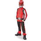 Rubies Rubie's Officiell Power Rangers, Beast Morphers-kostym – Red Ranger klassisk barnkostym liten, 3–4 år