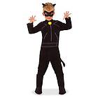 Rubies Rubie's Officiell Cat Noirkostym, Miraculous Ladybug, med ögonmask, för barn, superhjälte, barnstorlek L, 7–8 år