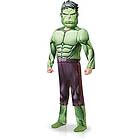 Rubies Rubie's 640839S Marvel Avengers Hulk Deluxe barnkostym, pojkar, 3-4 år, World Book Day