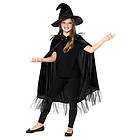 Smiffys 49753 Halloween omedelbart glittrande häxkit för barn inkluderar cape och hatt