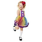Smiffys Smiffy's 71061T2 Clown-kostym för småbarn, pojkar, violett, småbarn – 3–4 år