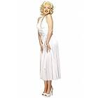 Smiffys Smiffy'S 30355 Marilyn Monroe Kostym Med Rygglös Klänning, Vit, En Storlek