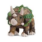 Living Nature Mjuk leksak – präglande dinosaurie, triceratops (25 cm)