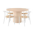 In Living Matgrupp Kopparbo Ø130 cm Med 4 st Elysia stolar 1937943I