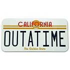 Back To The Future Outatime Metal License Premium Plate